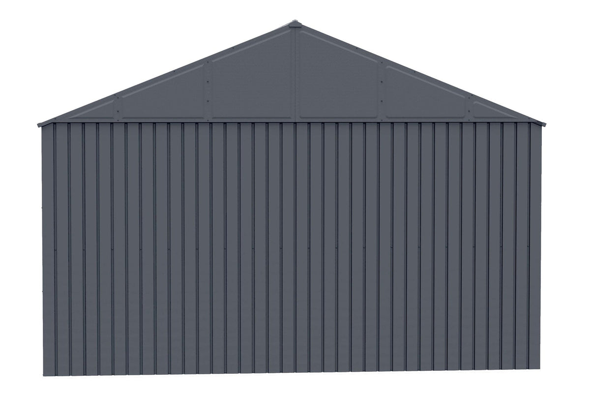 Elite 12x16-ft Anthracite Corrosion-Resistant Steel Storage Shed U9S7 - product image 5