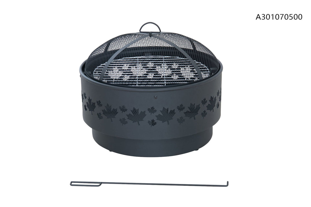 Brome Round Outdoor Wood Firepit, 24-in W1H3 - product image 2