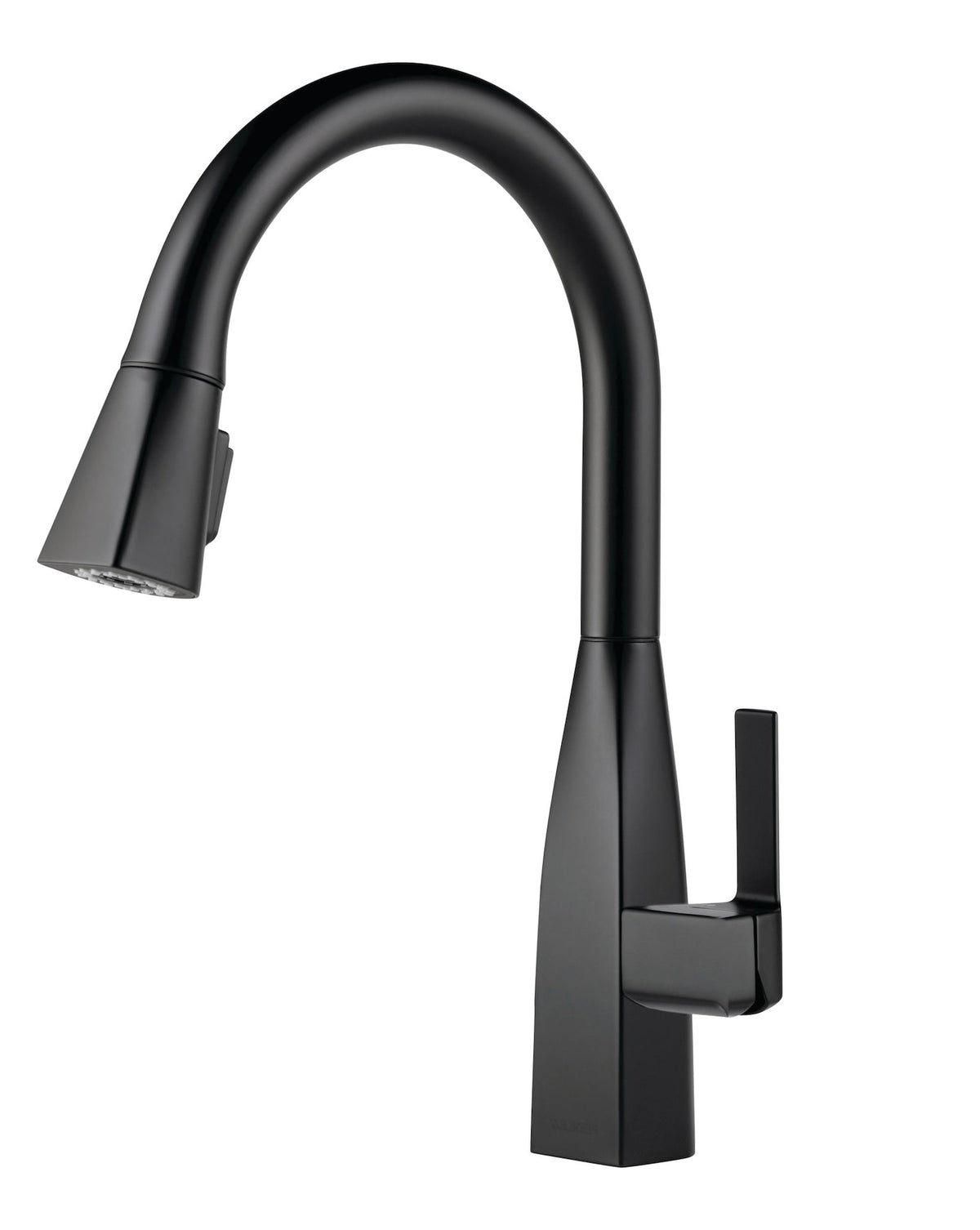Xander Single-Handle Pull-Down Kitchen Faucet, Black T7O7 - product image 1