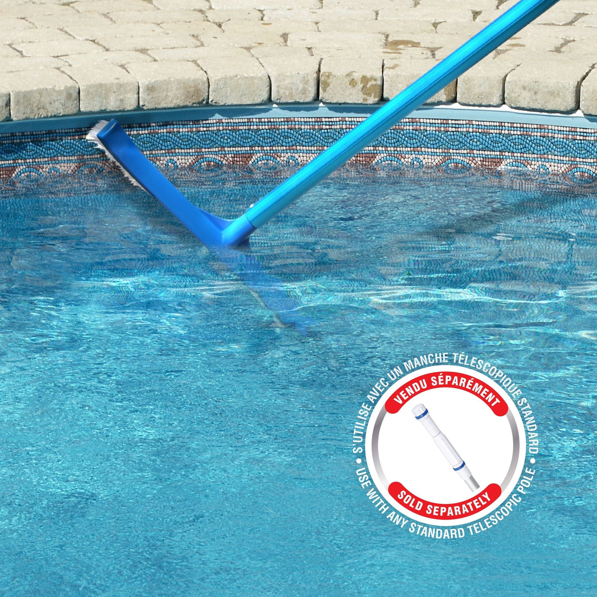 Plastic Wall Pool Brush for Above Ground Pool B2B5 - product image 6