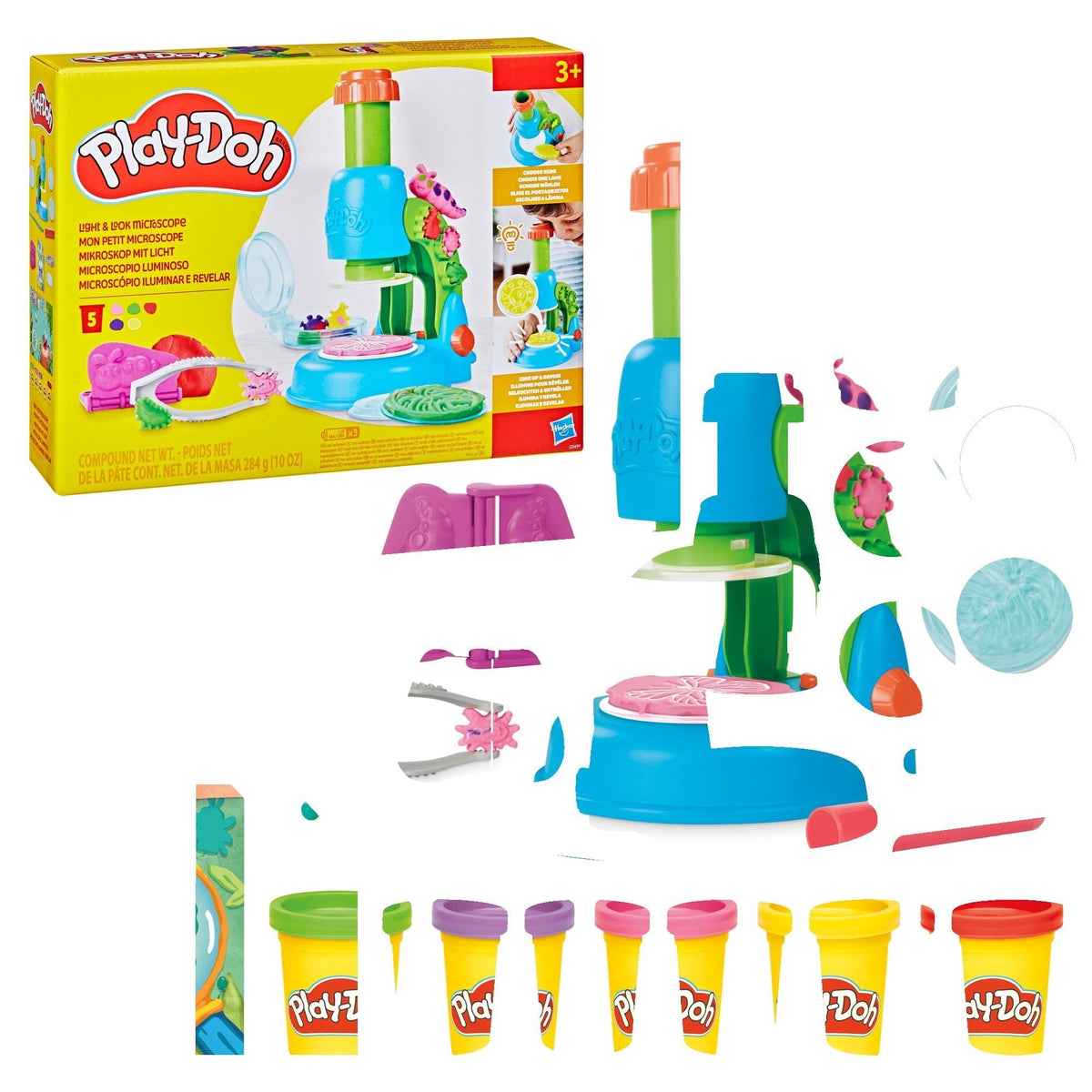 Light-up Microscope Playset with Glow Effects J7W5 - product image 1