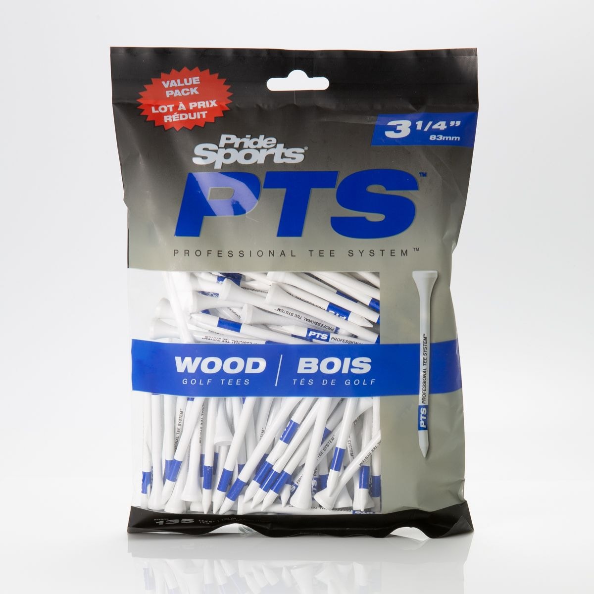 Professional Biodegradable Hardwood Golf Tee, 3-1/4-in, 75-pk, White Q8Q6 - product image 1