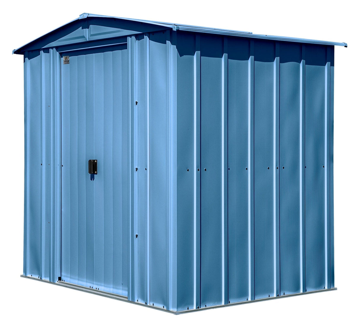 Classic Galvanized Steel Storage Shed, Blue Grey, 6-ft x 5-ft K6T7 - product image 2