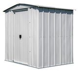 Classic Galvanized Steel Storage Shed, Flute Grey, 6-ft x 5-ft H9K4 - product image 1