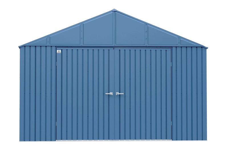 Elite 12x12-ft Blue Grey Corrosion-Resistant Steel Shed O8L5