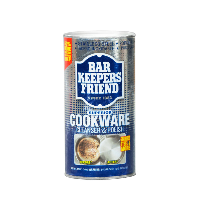 Bar Keepers Friend Cookware Cleanser & Polish, 340-g E5J9