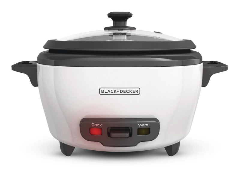 Non-Stick Rice Cooker & Steamer White, 6 Cups U8U0