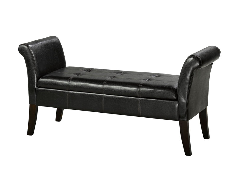Fabric Tufted Accent Bench with Storage N8B4