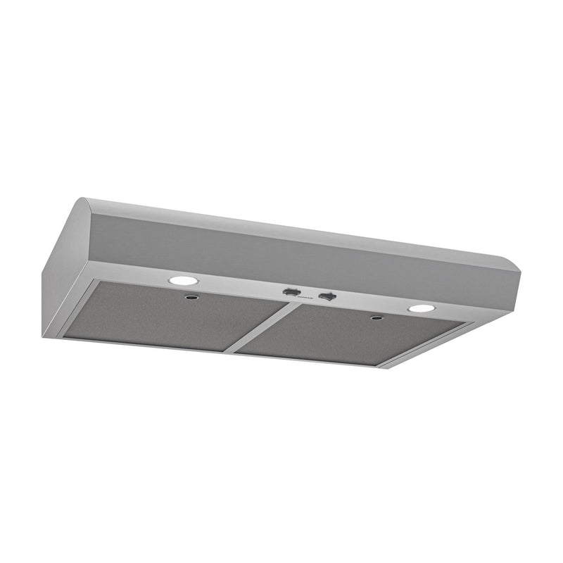 NuTone Mantra1 350CFM Under Cabinet Kitchen Exhaust Fan Range Hood, 30-in H6T6