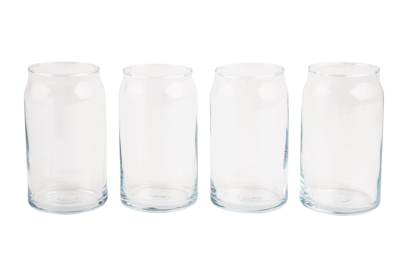 Beer Can Glasses, 480-mL, 4-pc Y5S1