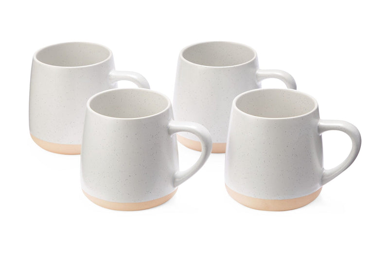 Belford Two-Tone Stoneware Mug Set, 12-oz, 4-pk M5E2