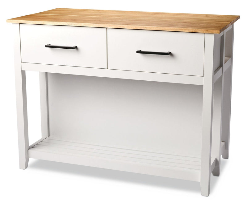 Conrich Kitchen Island, White Q2M7
