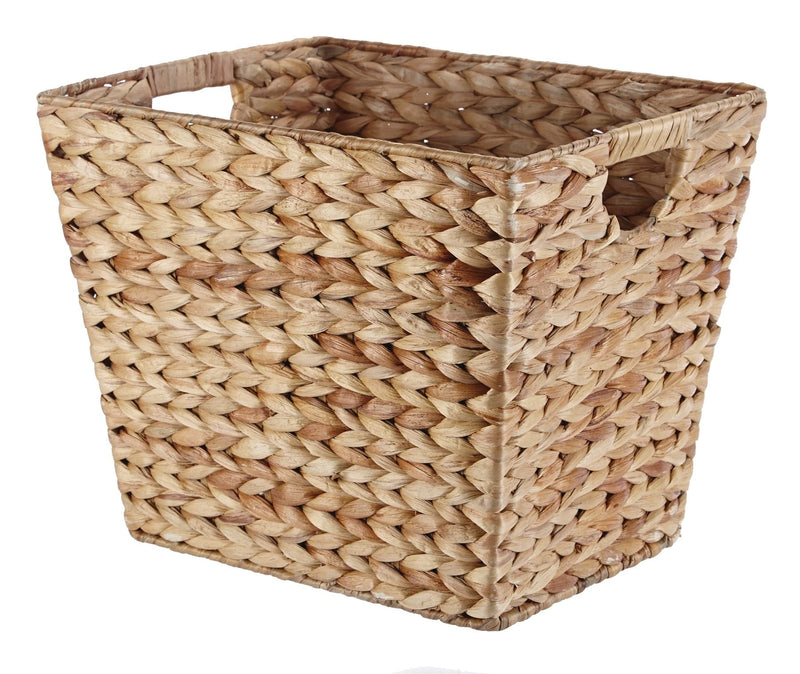 Emery Rectangular Hand Woven Storage Basket, 14.57 x 12 x 12-in L5W0