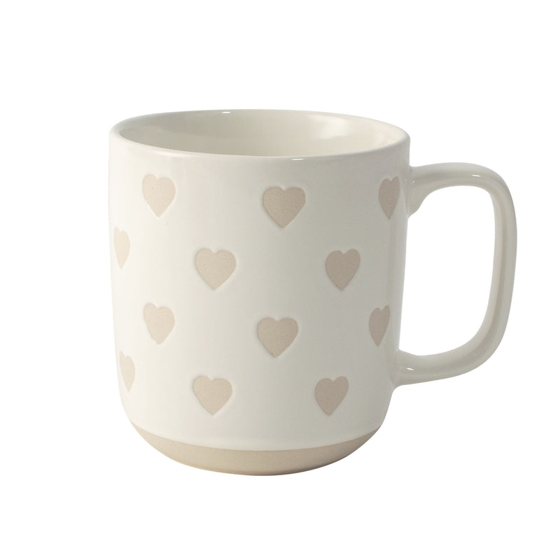 Heart Stoneware Mug, 13-oz T0Y2