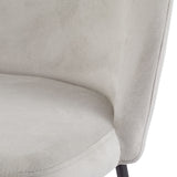 Koen Bar Elegant Counter Stool with Footrest, Grey J6Q2 - product image 4