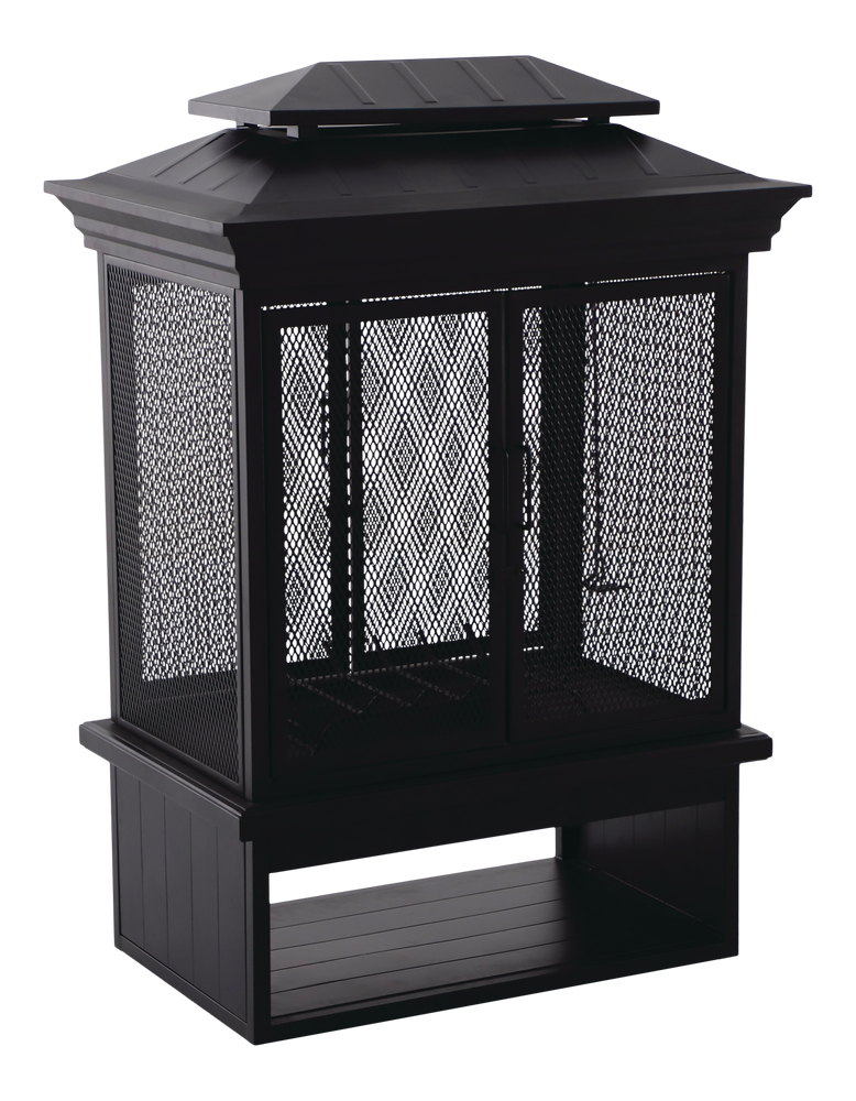 McKay Outdoor Wood Burning Fireplace, 35-3/8 x 24 x 51-1/2-in Y2Y0