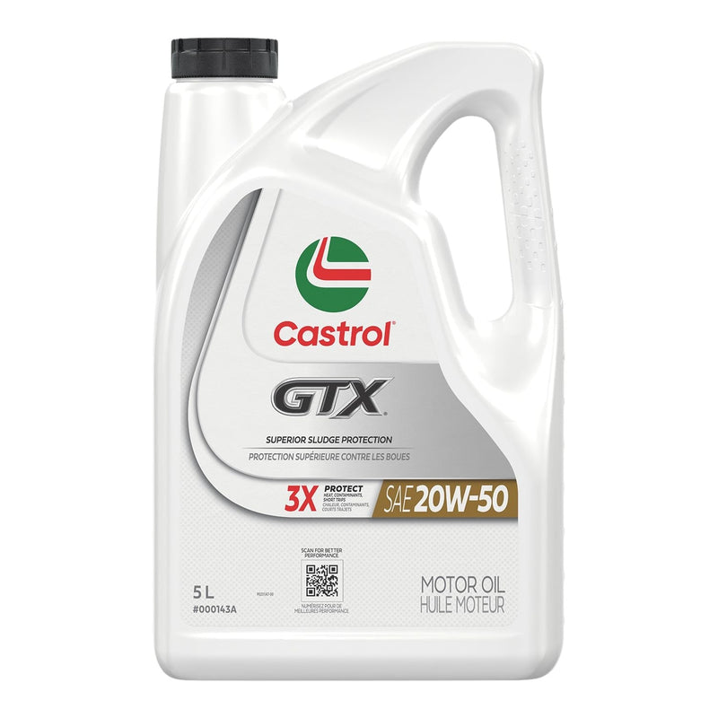 GTX 20W50 Conventional Engine/Motor Oil, 5-L P4T6