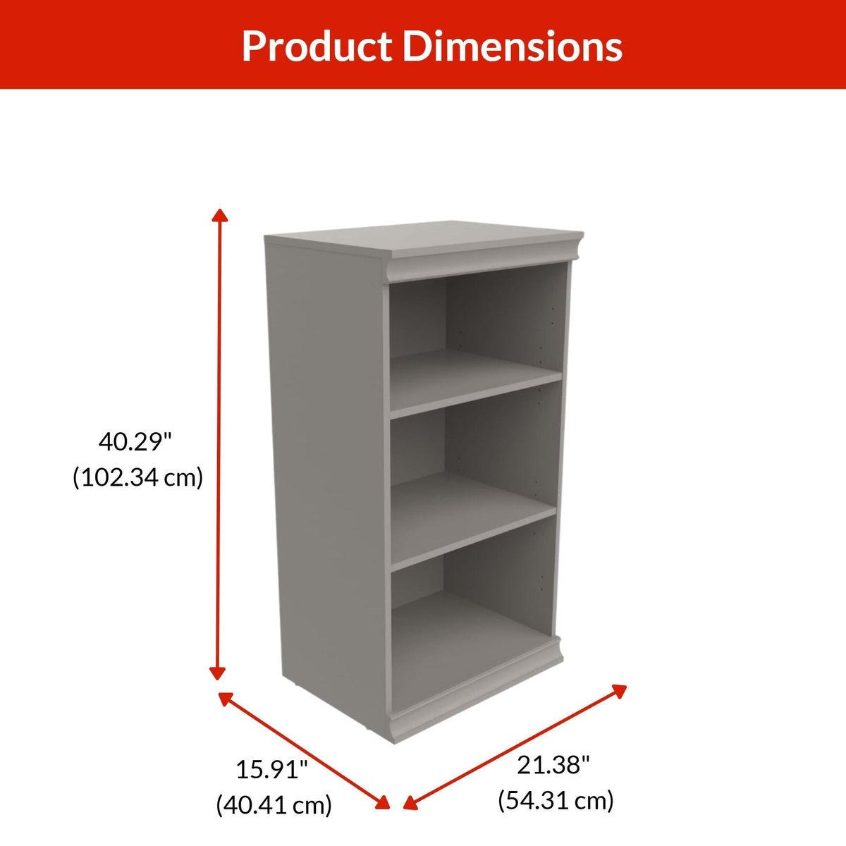 Modular Stackable Closet Storage Shelf Unit, Taupe B6T6 - product image 3