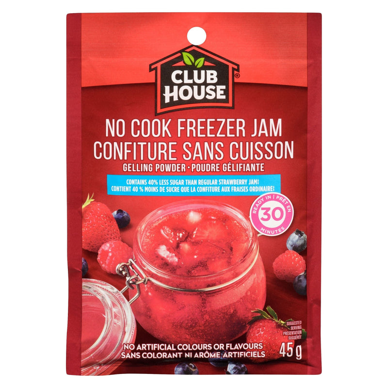 House No Cook Strawberry Freezer Jam, Reduced Sugar Recipe, 45-g N9Y1