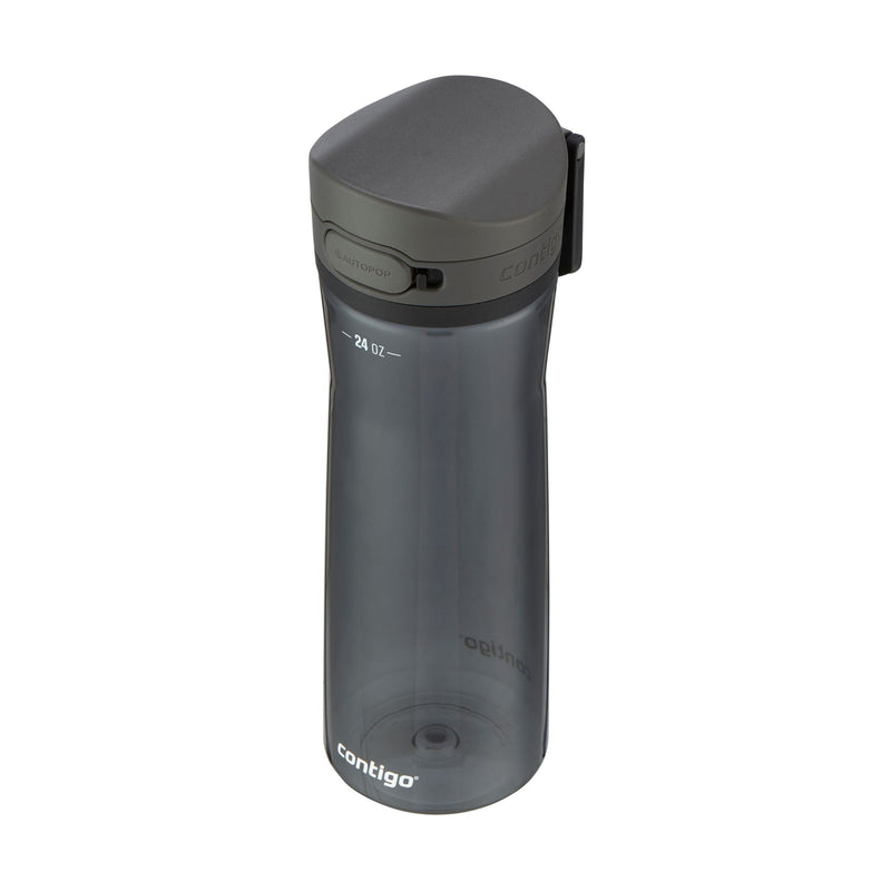 Plastic Autoseal Water Bottle, 24-oz, Assorted, with Clip Handle C2D1