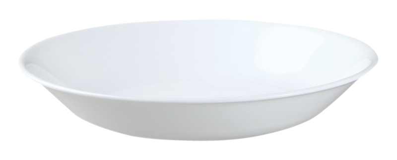 Glass Salad Bowl, 20-oz, White V9L6