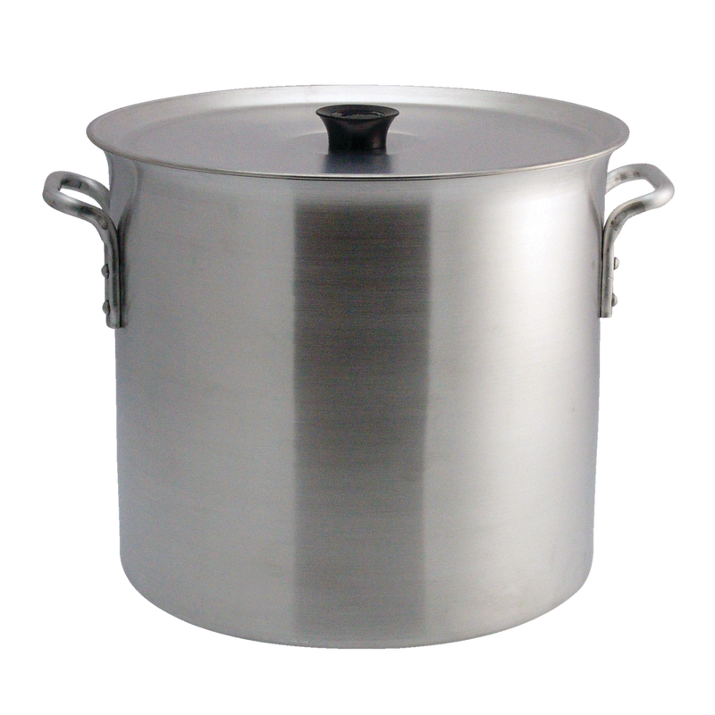 Custom Heavy Duty Industrial Aluminum Stockpot with Handles, 32-L W3S1