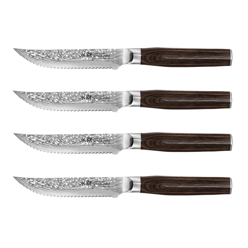 PRO DAMASHIRO EMPEROR STEAK KNIFE SET/4 J1Q2