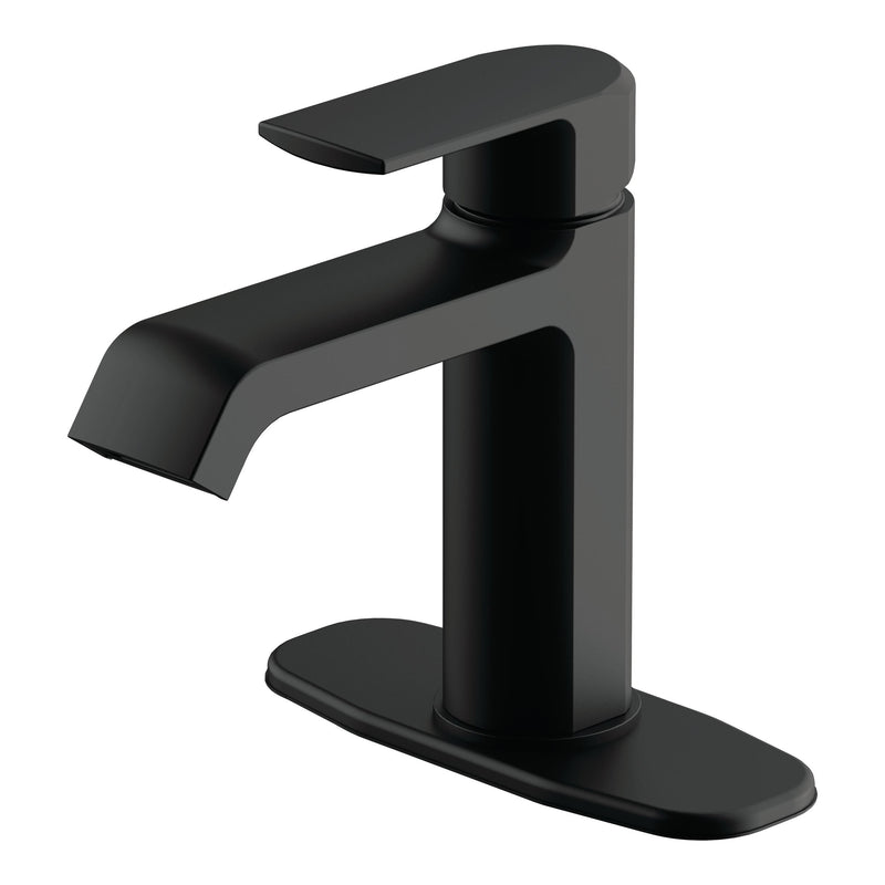 Karter 1-Handle Lavatory/Bathroom Sink Faucet, Lead-Free, Matte Black Z6T2