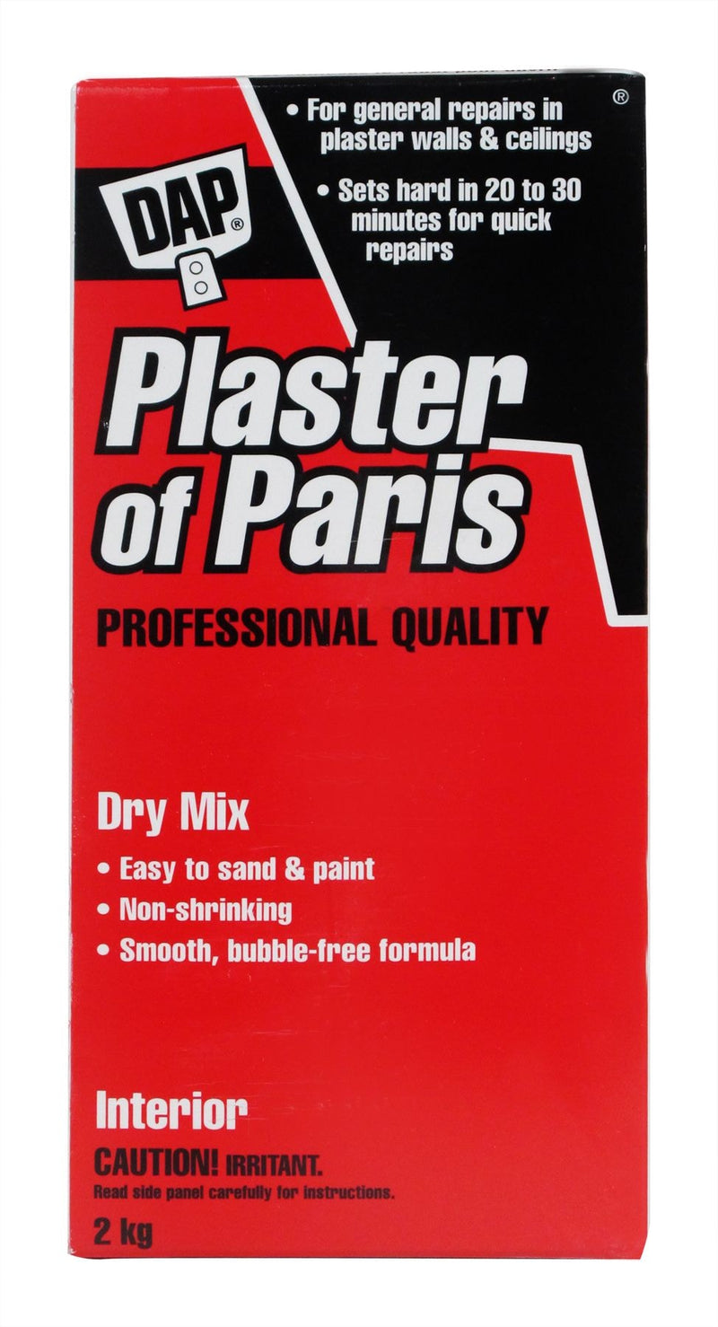 Plaster Of Paris Professional Dry Mix Plaster For Indoor Wall & Ceiling Repairs, 1.8-kg E3B1