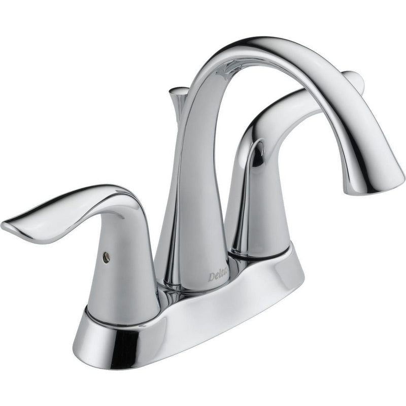 Faucet Lahara Double Handle 4-in Centerset Bathroom Sink Faucet with Pop-up Drain, Assorted Finishes O2U5