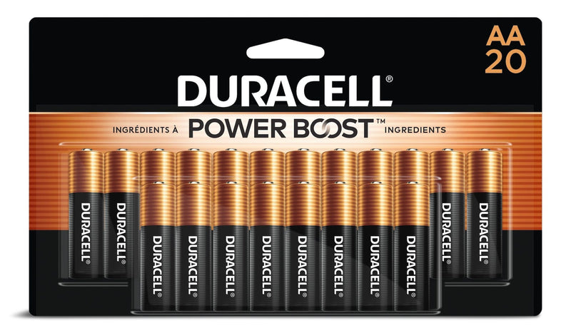 Coppertop AA Batteries, Alkaline, 20-pk G9B5