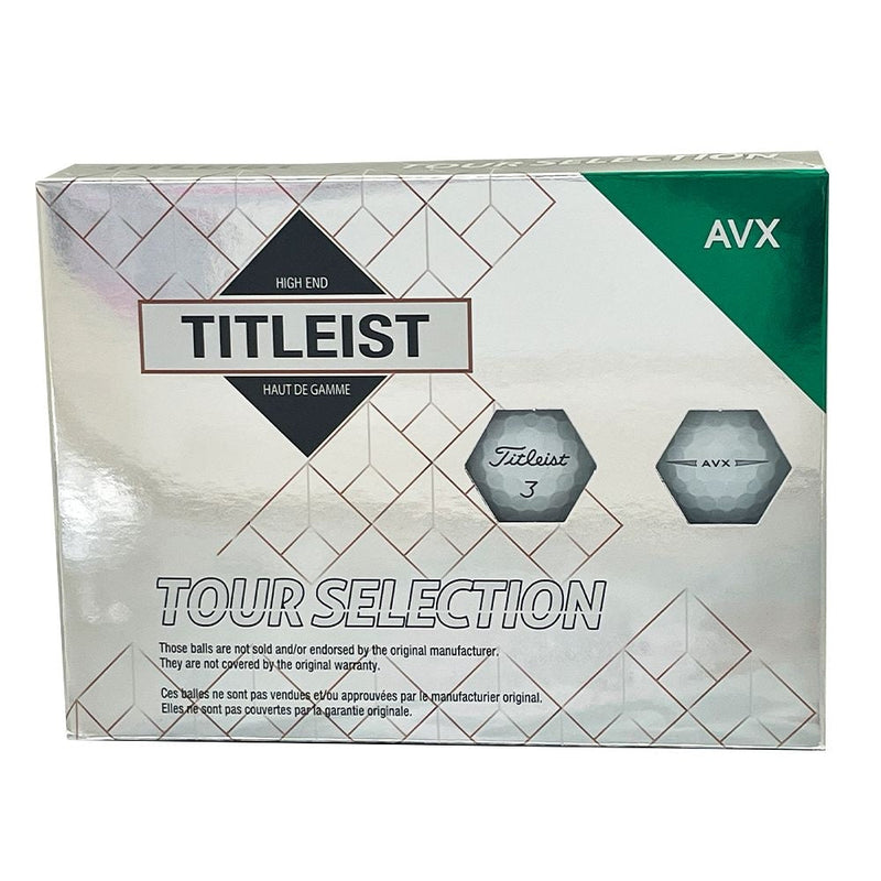 Premium Line Titleist AVX Recycled Golf Balls, White, 12-pk K3A6