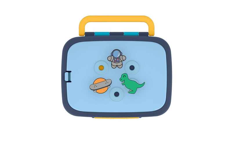 Benn Kids' Lunch Box with Quick Fill Lid, Assorted Colours, 3.6-Cups N2P9