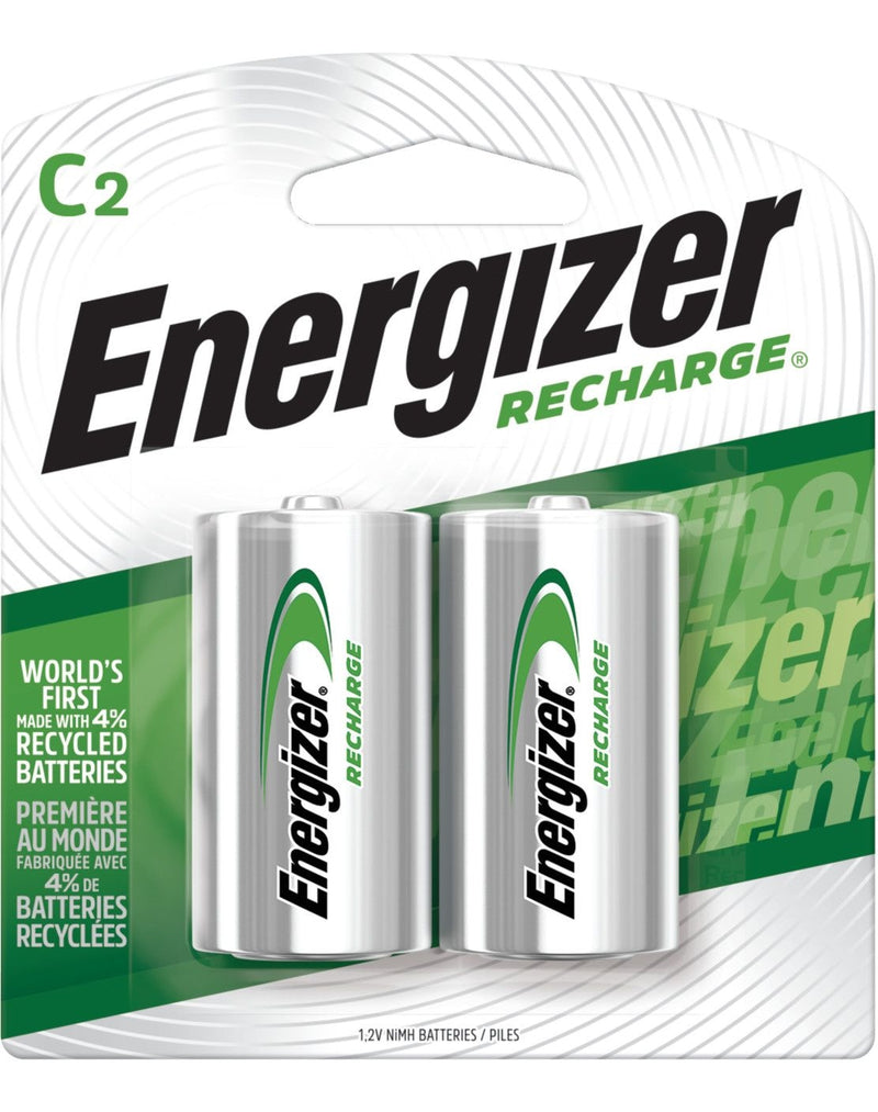 NH35BP-2 2-pk C NiMH Rechargeable Batteries, Pre-Charged, Long Lasting K1H2