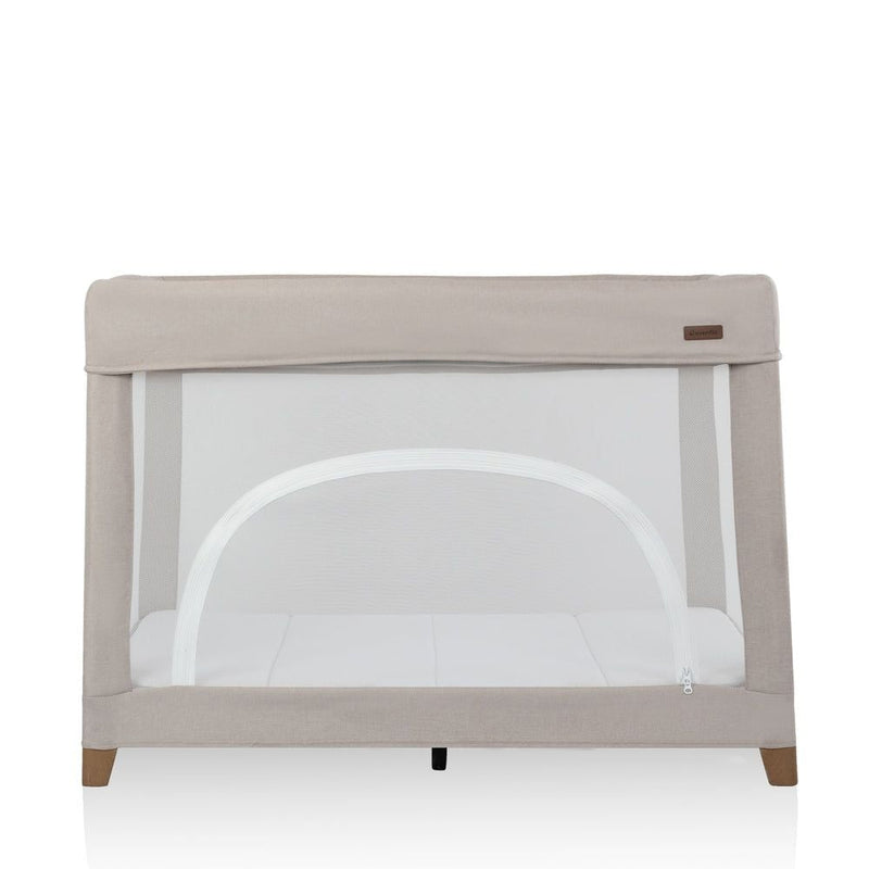 Eris 2-In-1 One Hand Playard withBassinet, Beige S4G8