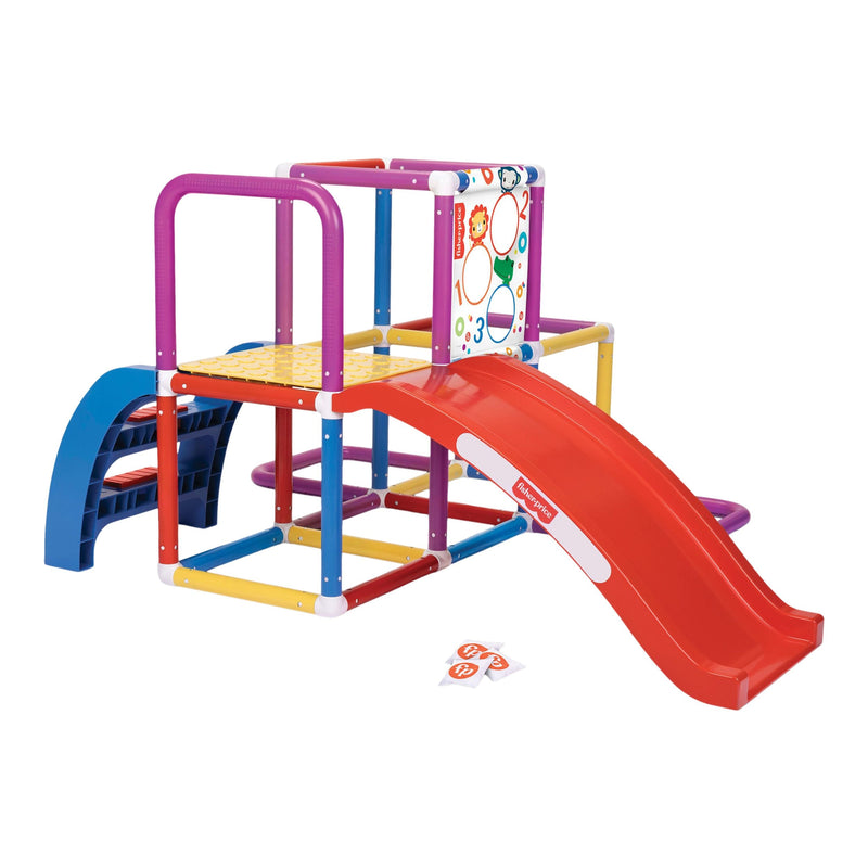Price Jungle Kids' Outdoor Gym with Slide, Ages 2+ G1X5