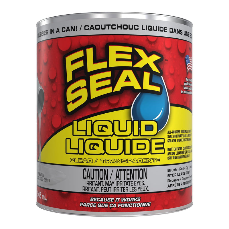 Seal Liquid Rubber Sealant Coating, Paint-On Weatherproof Leak Protector, Clear, 946-mL O3F2