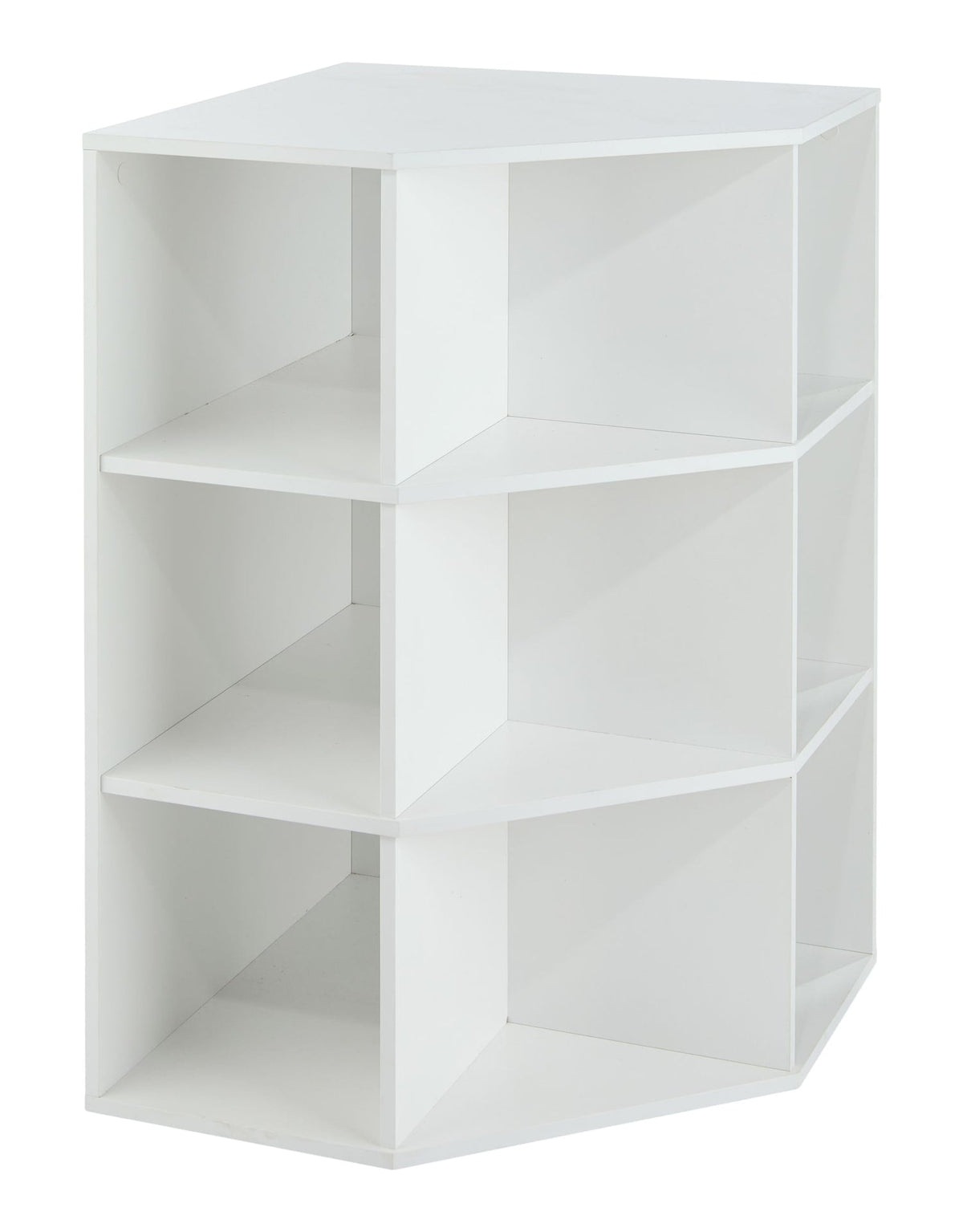 9-Cube Corner Unit Open Shelf Organizer, White G6U7 - product image 1