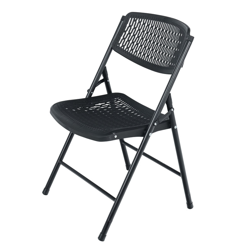 Fabric Flex Chair, Compact & Portable, Black E7G5