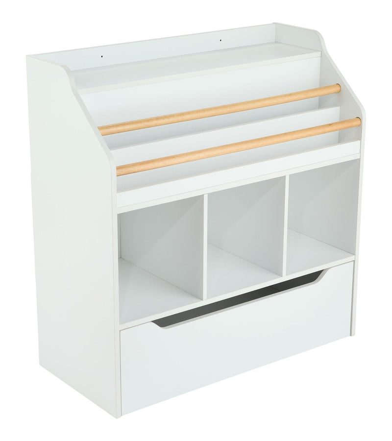 Multi-Purpose Storage Organizer with Drawer, White G2X4