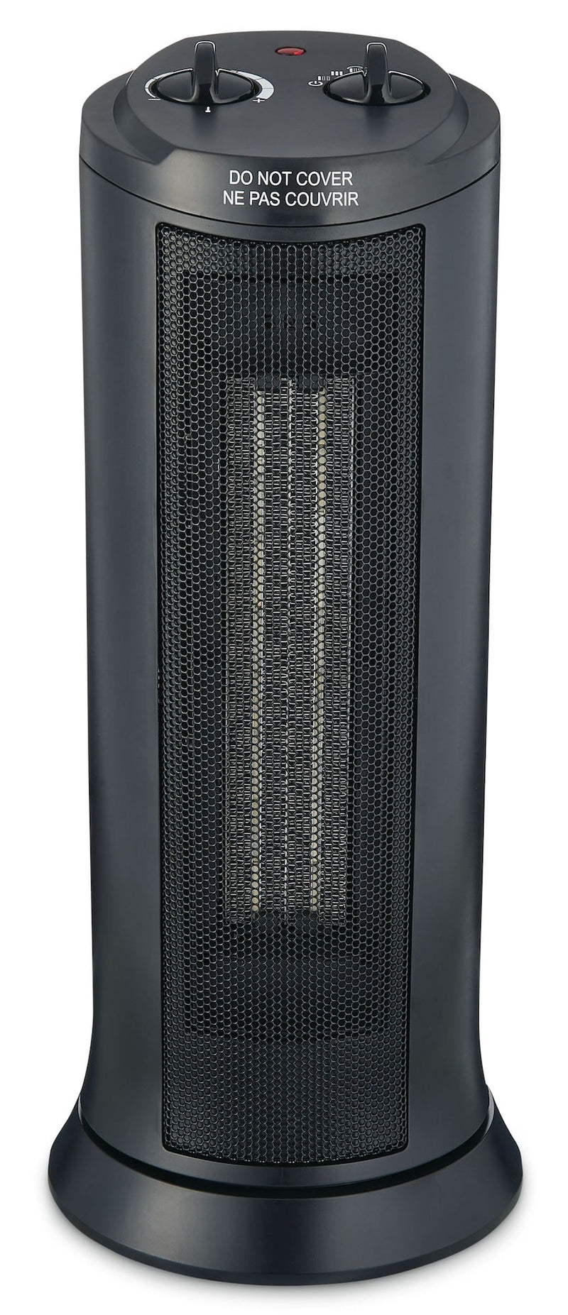 Oscillating Tower Ceramic Space Heater withThermostat, 1500W, Black D1C4