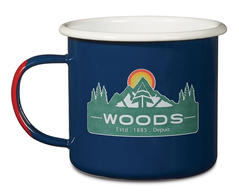 Enamel Camping Mugs, Assorted Designs Z4P6