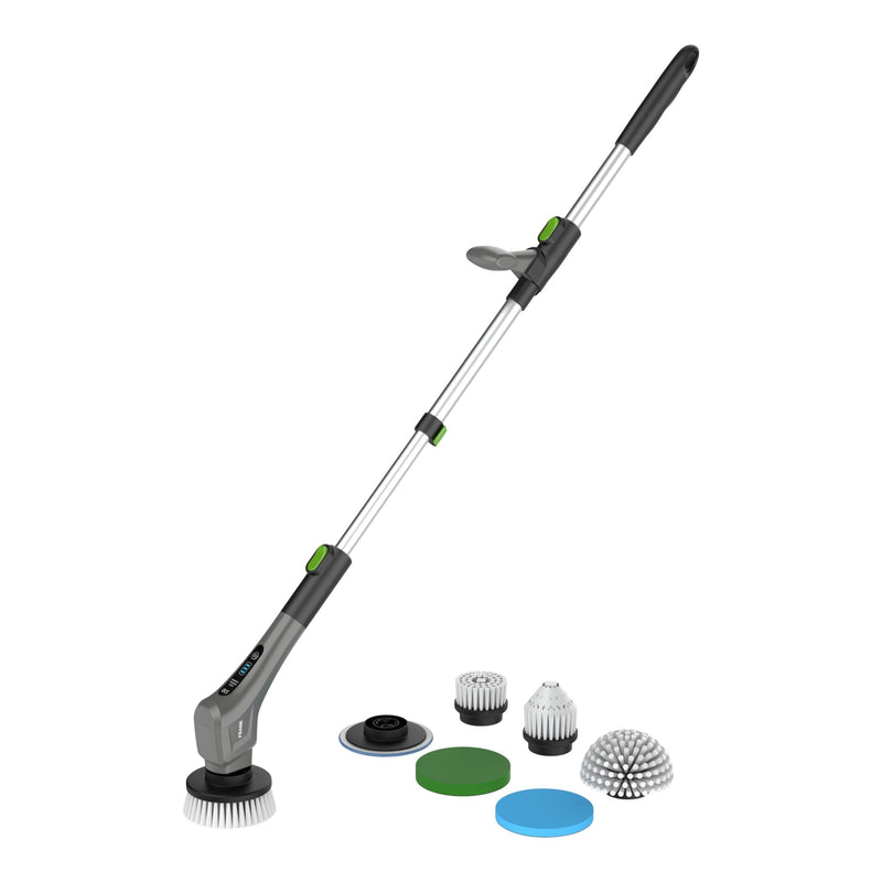 Cordless Electric Spin Scrubber, Includes 7 Accessories E9N9