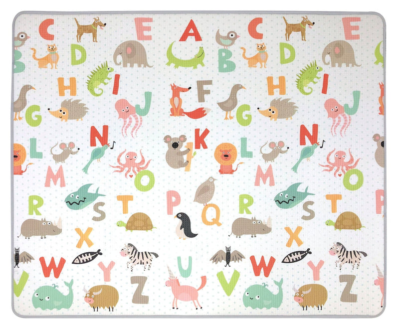 Foldable Double-Sided Play Mat for Kids, 59 x 71-in E2P8