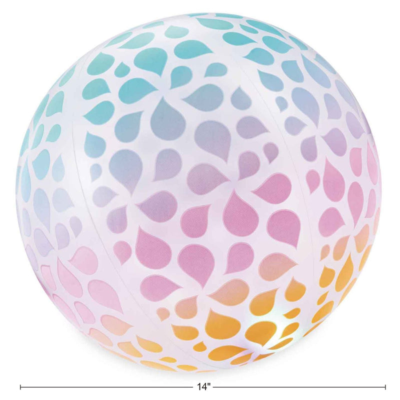 Fun Glow Beach Ball, LED Lights, Ages 9+ A7H1