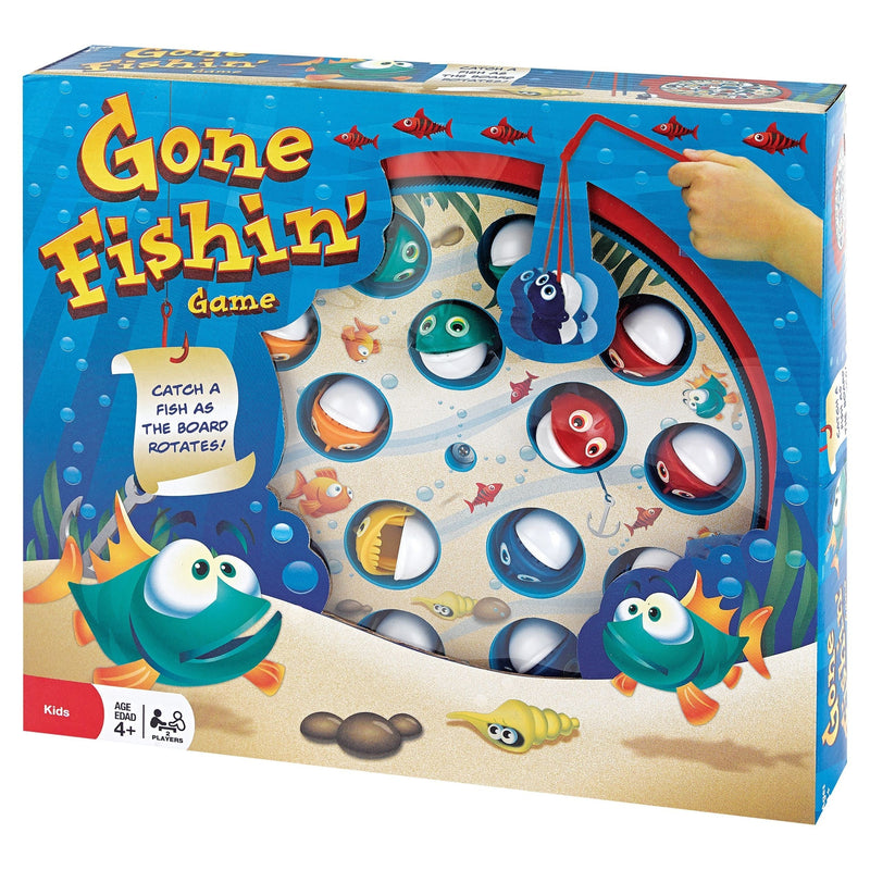 Fishin' Hand-Eye Coordination Game, Multi-Coloured, 2 Players, Ages 4+ F2J9