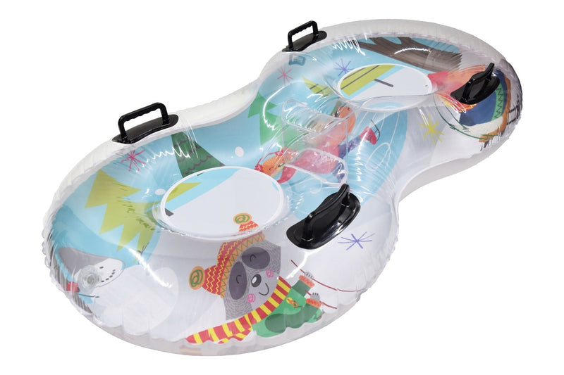 Living 2-Person Duo Inflatable Winter Snow Tube M2F3