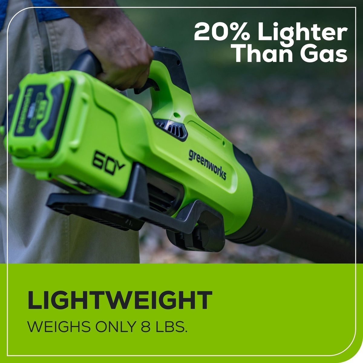 60V 630CFM 170MPH Leaf Blower 2.5Ah Battery 3A Charger E1M5 - product image 3