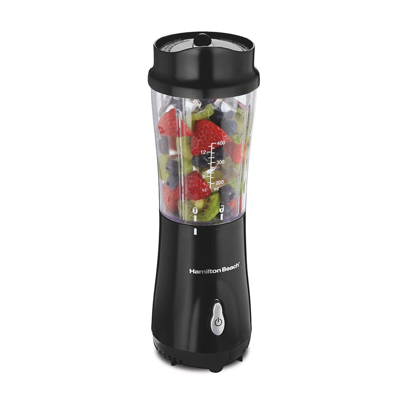 Personal Creations Single-Serve Blender with Travel Jar, Black, 414mL I4S5