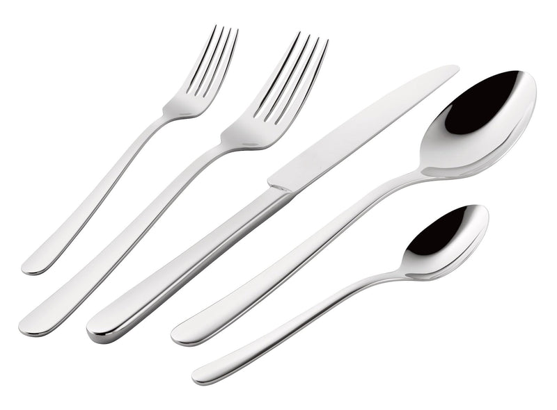 Julietta Flatware Set, Serves 12, 62-pc, Dishwasher Safe L7N2